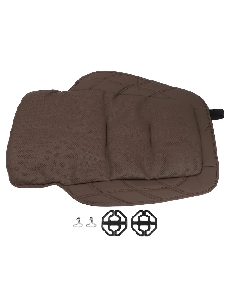 Cozy Car Interior Accessory Breathable Cushion Breathable Leather Seat Leather Seat Cover Perfect Fit Elegant Finish