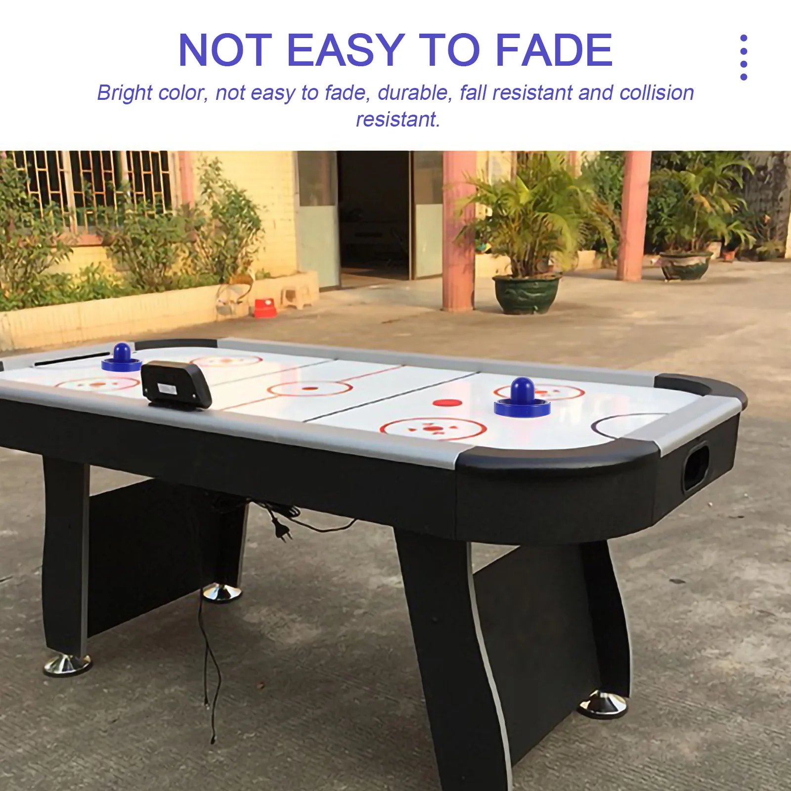 

1Set Air Hockey Pucks Pushers Plastic Replacement Set Bulk Accessories for Carnival Room Air Hockey Puck