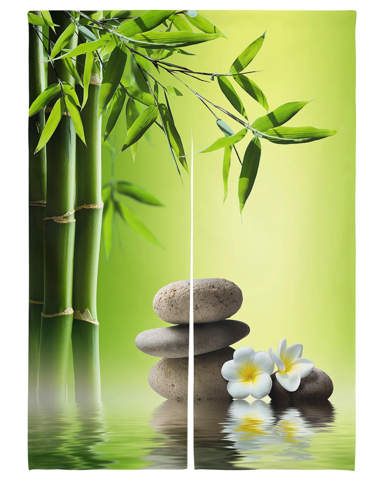 Zen Stone Bamboo Do…