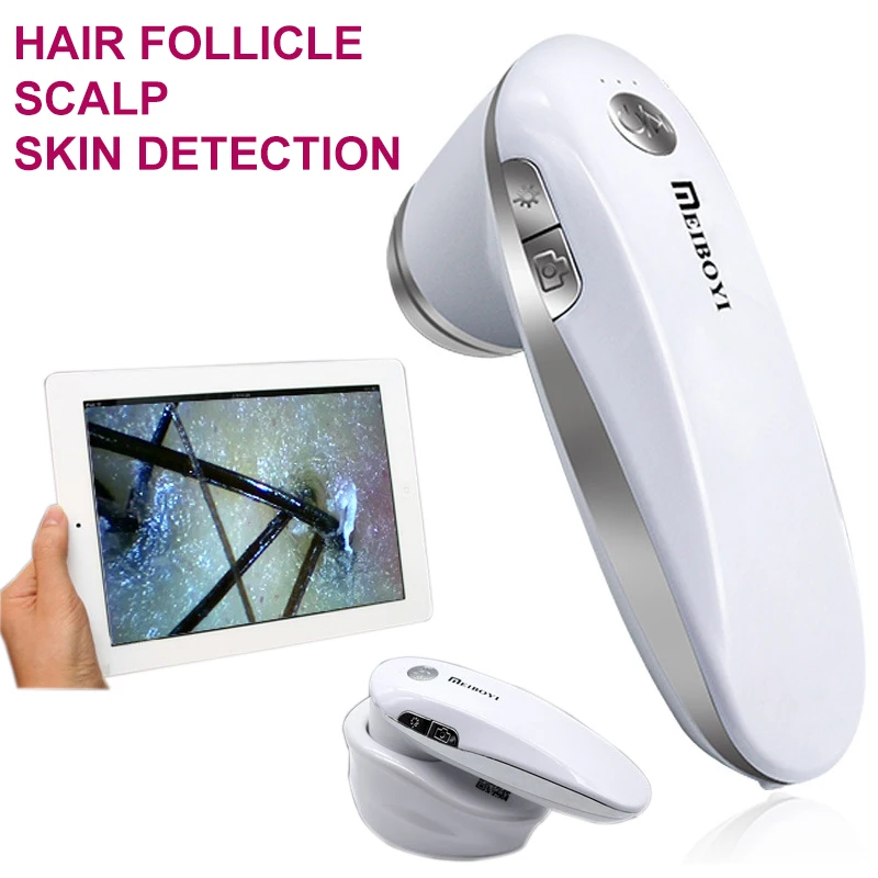 200X Hair Follicles Scalp Detector Wireless APP WIFI Digital Skin Analyzer Microscope Tool High Definition Skin Tester 2024 New