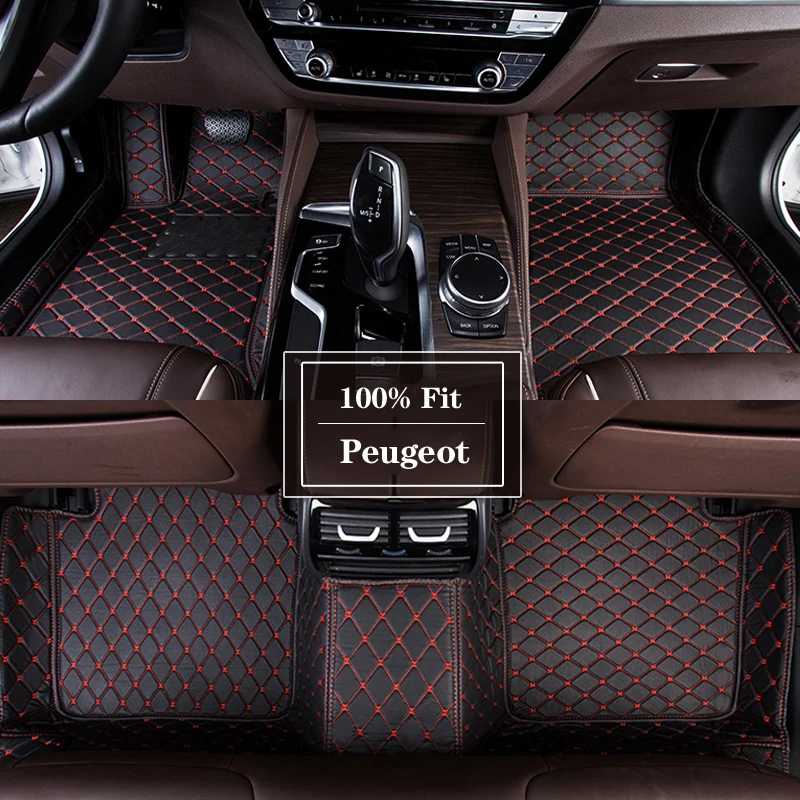 Tapis de sol intérieur de voiture, pièces de rechange pour Peugeot 208 2015 – 2018, livraison directe