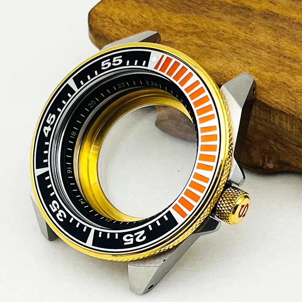 Mod SRPB Samurai Watch Case NH35 NH35 Case Fit For 7s26 NH34 NH35 NH36 Movement Transparent Back cover Samurai Watch Case