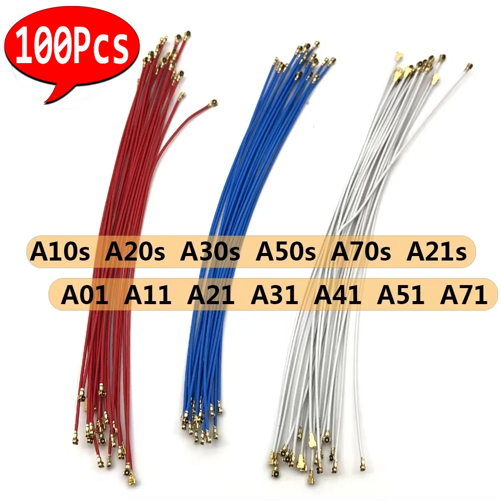 

100 шт., гибкий кабель внутренней антенны Wi-Fi для Samsung M21 M51 F41 A10S A20S A30S A50S A70S A01 A11 A21 A21S A31 A41 A51 A71