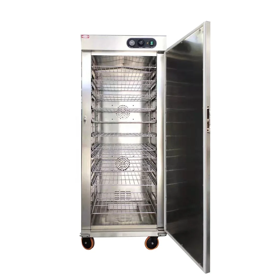 Food stainless heating cabinet banquet trolley Holding food warmer cart  warmers Insulated hot food cabinet  Hotel equipment