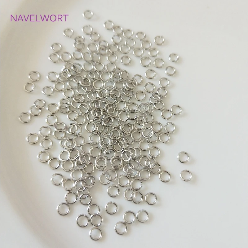 Multi Size 14K/18K vergoldeter offener Biegering Verbindungsringe für die Schmuckherstellung Messing Spaltringe Schmuck und Accessoires