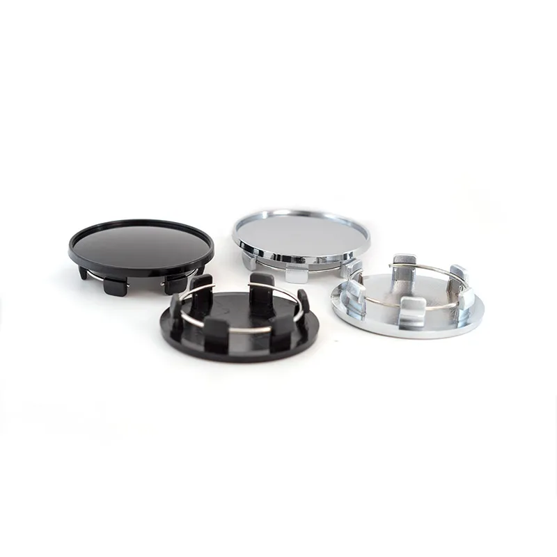 20PCS/lot 69MM No Logo Wheel Center Hub Caps BLACK SILVER  Wheel Hub Cover Stylish Hard Wearing Replacement Dust Cover