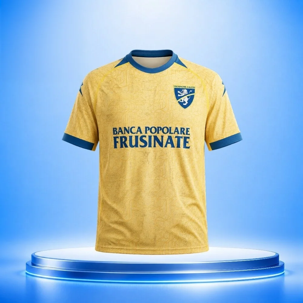 2026_27 Frosinon Fußballtrikots, 3D-Drucktrikots, T-Shirts für Sommertraining, lässige und atmungsaktive Familien- und Kinderbekleidung – Detail 5