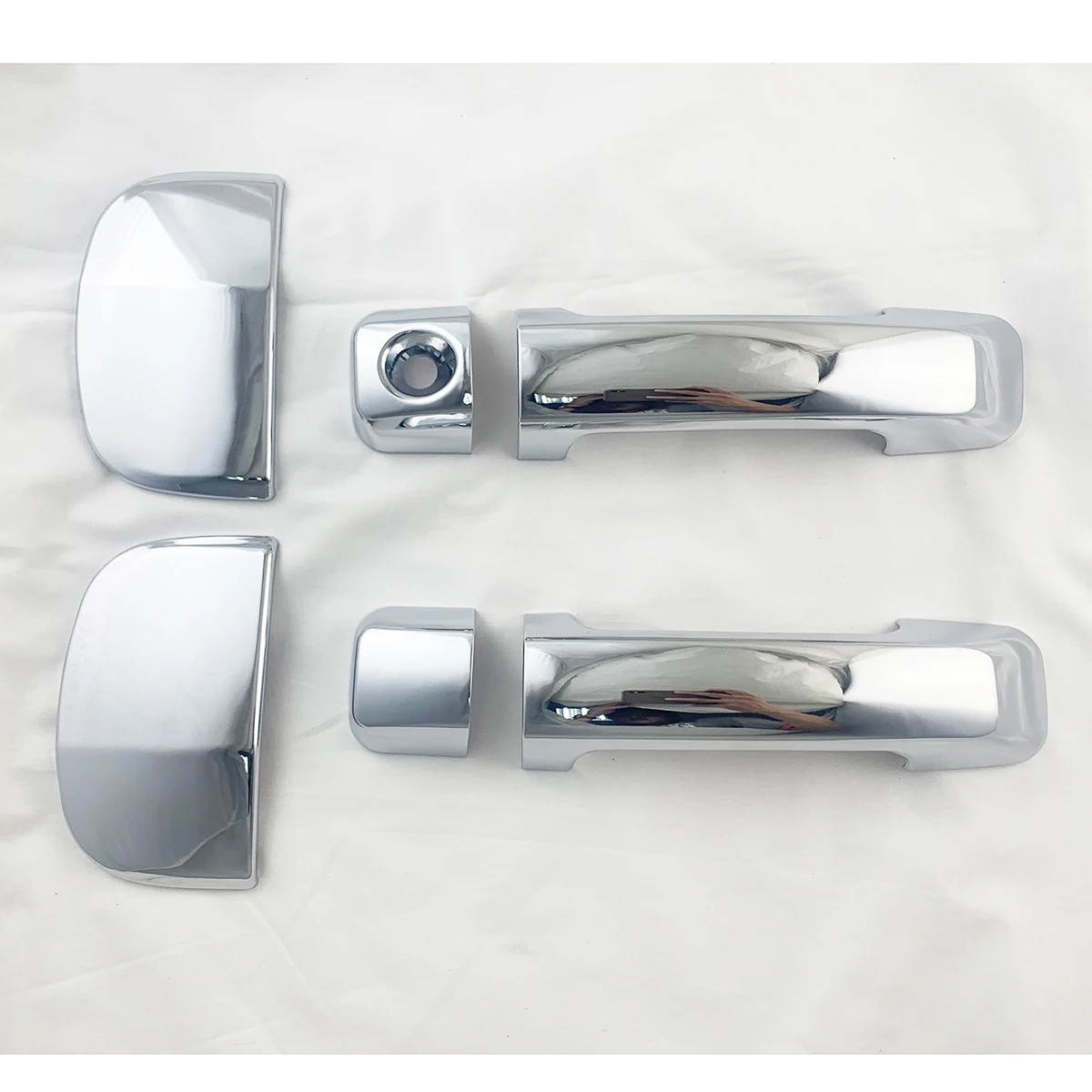 ABS Chrome Plated Car Accessories Door Handle Bowl Covers Trim Paste Style For Toyota Tundra Sequoia Pickup Truck 2007 - 2021