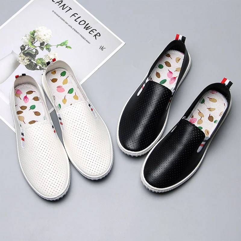 Women Flats Slip on Leather Women Loafers Ballet Pointed Toe Flats Casual Ladies Shoes Loafers Plus Size Zapatos De Mujer