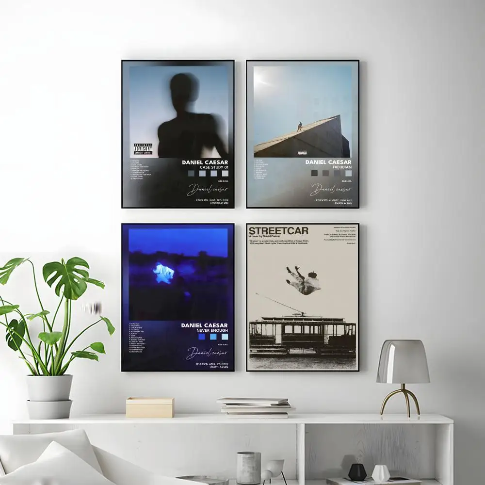 Singer D-Daniel CaesarS Poster HD Versatile Waterproof Wall Decor Self Adhesive Perfect for Any Room & Ideal Gift