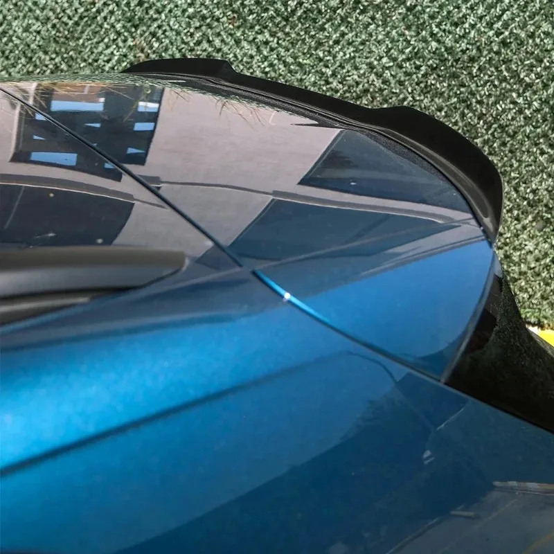غطاء سبويلر خلفي على طراز MAXTON لسيارة Volkswagen Tiguan R-Line MK3 2024-Pre Car Rear Trunk Roof Lip Spoiler Wing Bodykit Tuning