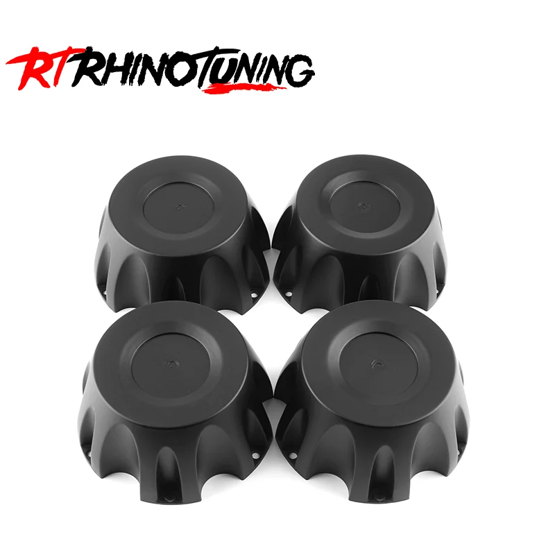 RhinoTuning 1/4 قطعة OD 136.5 مللي متر/5.37 "سيارة عجلة مركز محور قبعات يغطي الإطارات غطاء حافة حامي زينة جنوط السيارات اكسسوارات