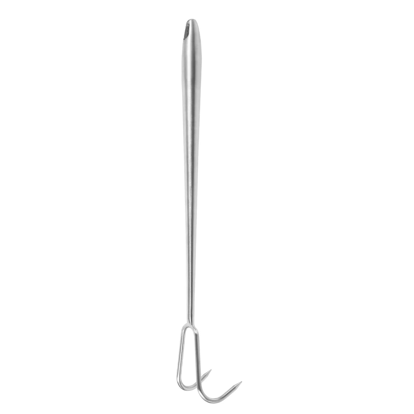

Stainless Steel Meat Hook Extended Thickened Kitchen Grill Fork For Bbq Picnic Camping Commercial Use Food Turner Hook