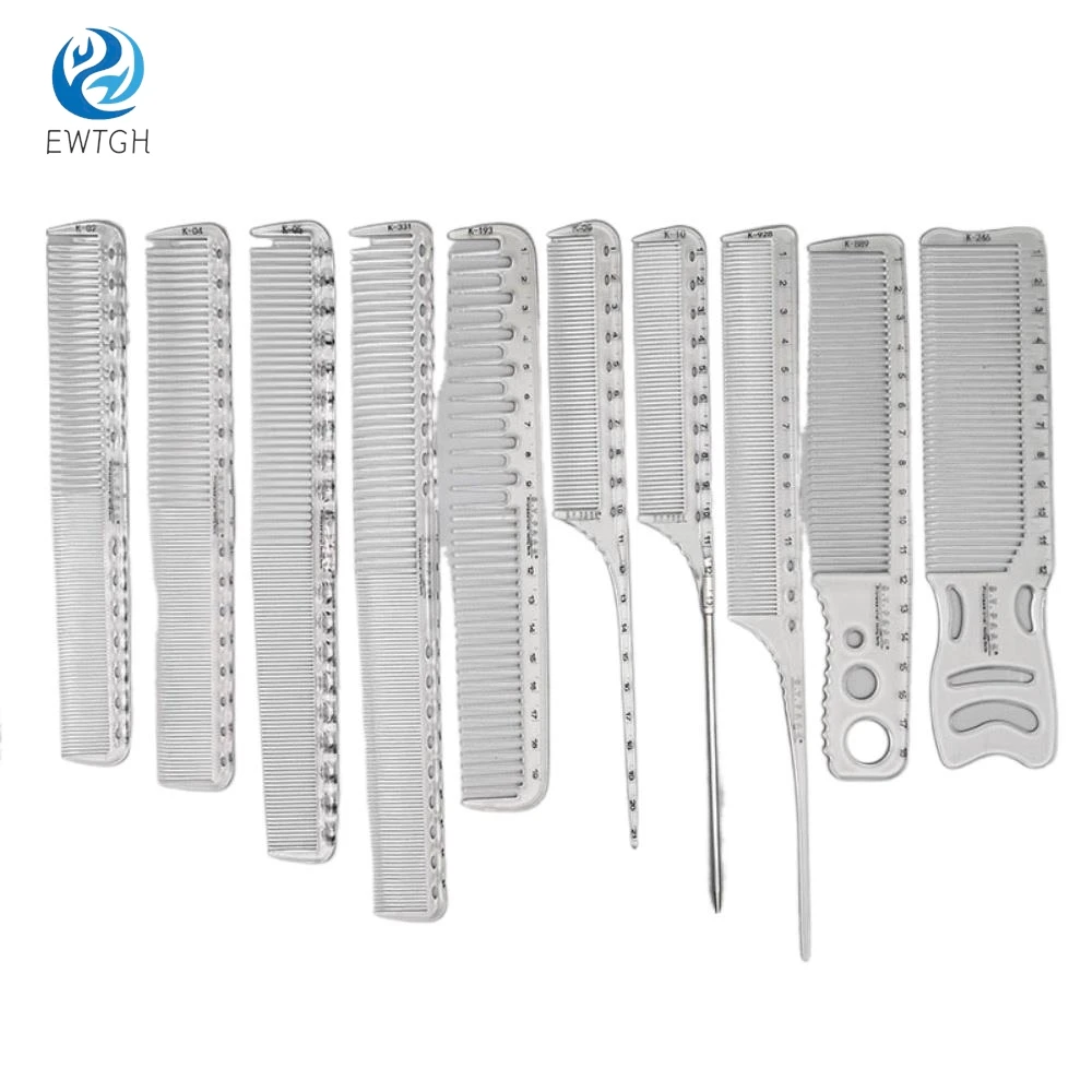 Barber Comb 1pc Transparent Laser Scale Hair Comb Professional Hairdressing Comb Hair Brushes Salon Hair Cutting Styling Tools