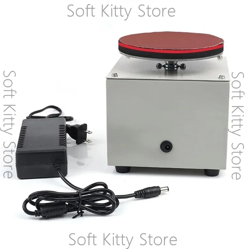 4 inch Electric Disc Sander 120mm 150W Polishing Grinding Machine Variable Speed 0-6000 RPM with 10 Sanding Discs