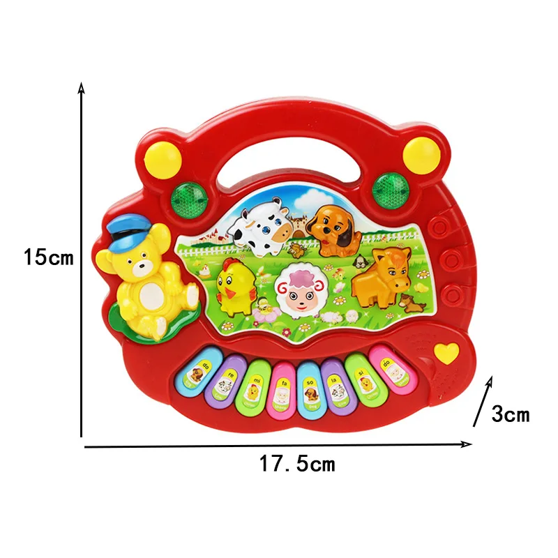 Animal Farm Piano Function Battery Powered Animal Sound High Quality Children's Toy