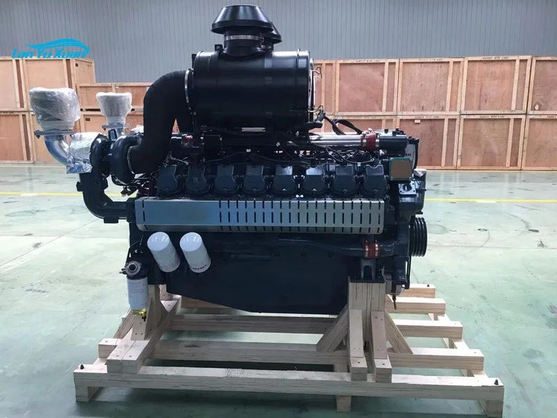 Water cooled 16 cylinder 29.235L Vman D30A 1020kw standby engine for generator