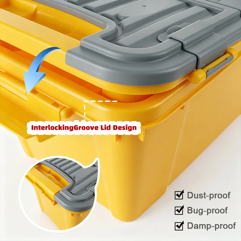 EAKO Thickened Home Car Dual-purpose Storage Box Car Trunk Storage Box Outdoor Applicable to multiple scenarios