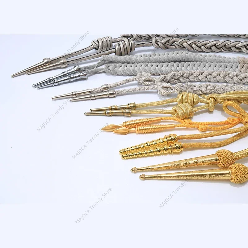 Aiguillette-General Ribbon Guard of Honor Cord, Security Guard, Aglet Acessórios, Alemão Aguillette Aiglet, Segunda Guerra Mundial, Segunda Guerra Mundial