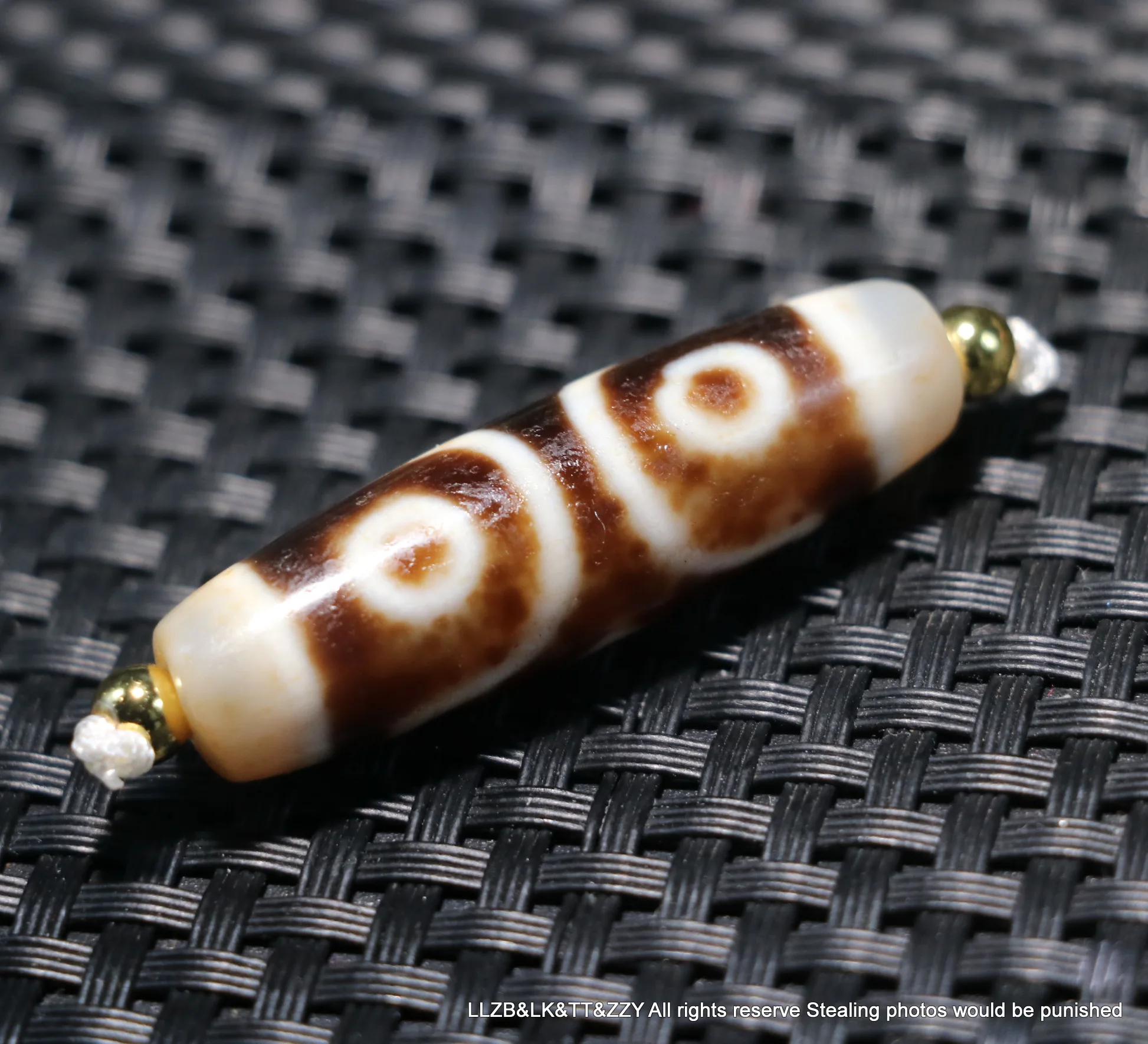 A Big Treasure Magic Power Tibetan old Agate Buddha Cap 3 Eyed Wisdom dZi Bead For Making BraceletTimestown UPD25F7D 40:14MM