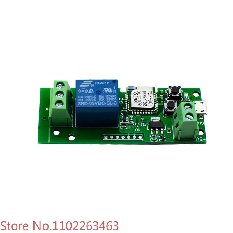 5 Buah Micro-connected 5V Inching/Self-locking Switch Mobile Phone Remote Control Timing Wifi Remote Control Retrofit