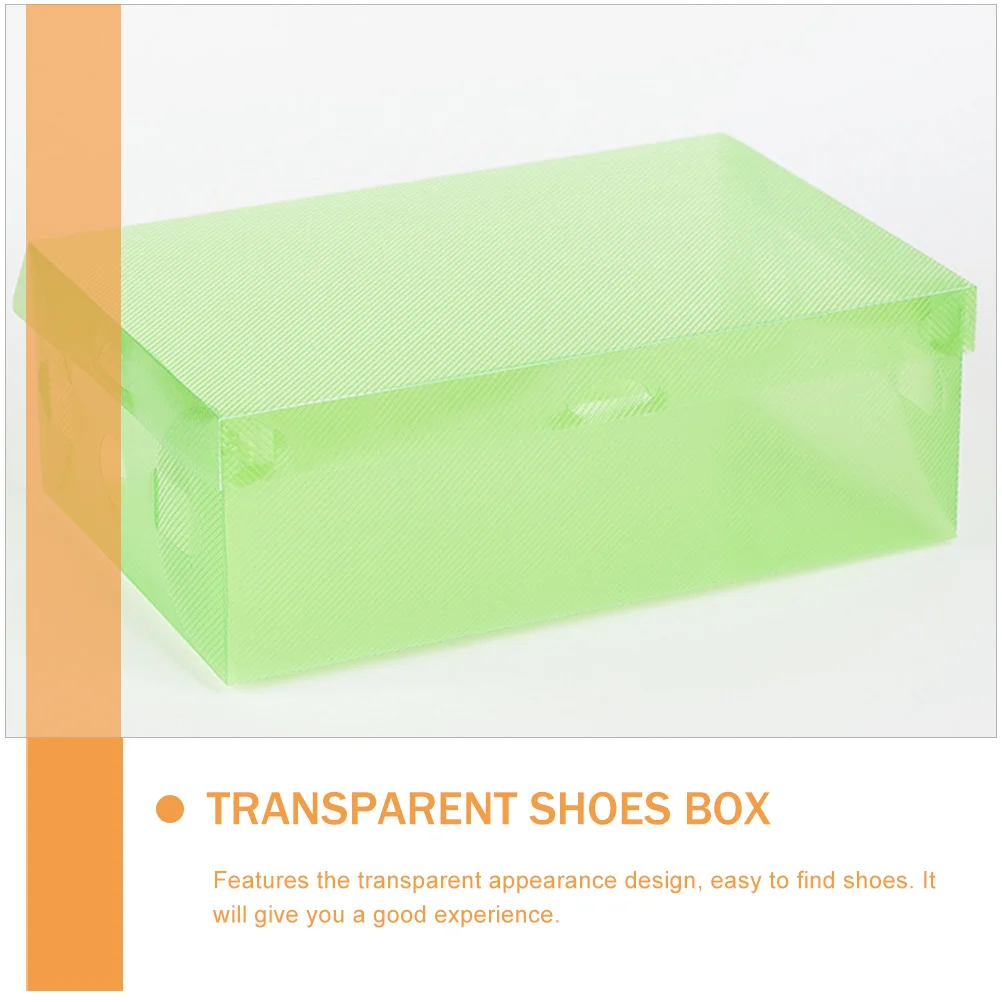 Boîtes en plastique transparentes pour l'organisation des chaussures, rangement des chaussures, proximité des égouts, Cisco, armoire, 7 pièces