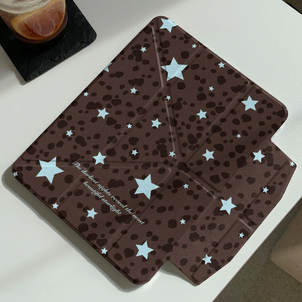

Brown Spotted Star Tablet Case For iPad Pro 11 12.9 13 M2 M4 M3 M5 Shell 8.3 9.7 10.2 5/6/7/8/9/10/11th Air 1 2 3 4 5 6 7 Cover