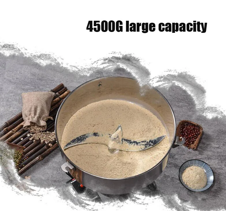 4500G comercial elétrico grão de café em pó moinho moedor máquina moagem