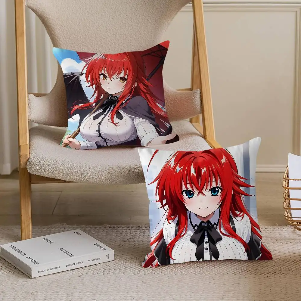 

R-Rias G-Gremory Pillowcase Toon Gift Cushion Cover Bedroom Home Sofa Chair Seat Decor Pillow Case