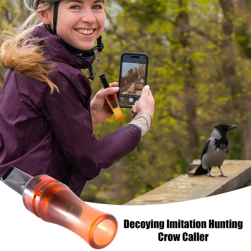Crow Caller Whistle Crow Lure Call Bait Game Hunting Bird Caller For Outdoor Sports Tracking Camping Wildlife Survival Travel