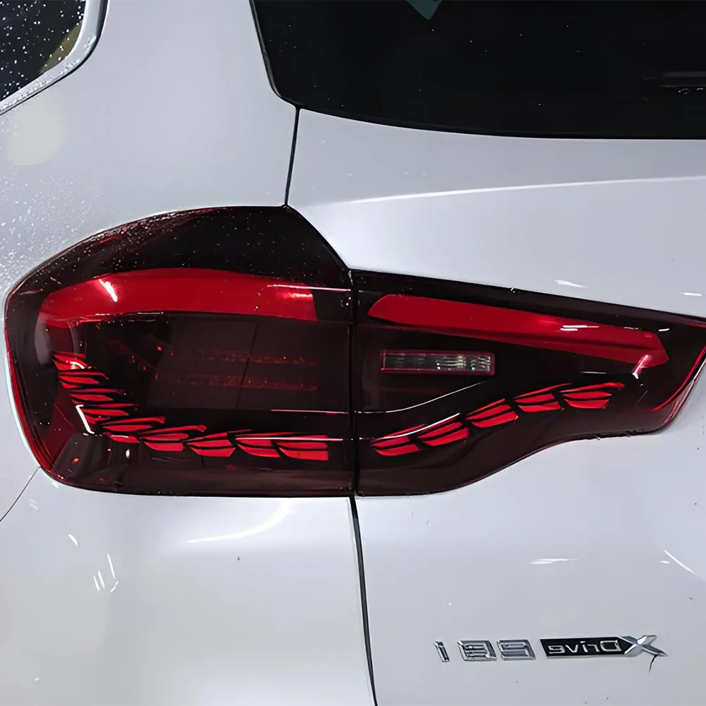 Car Taillights Assembly For BMW X3 G01 G08 25i 28i 30i 2018-2021 Upgrade LED Dynamic Dragon Scale Taillight Tool Accessories