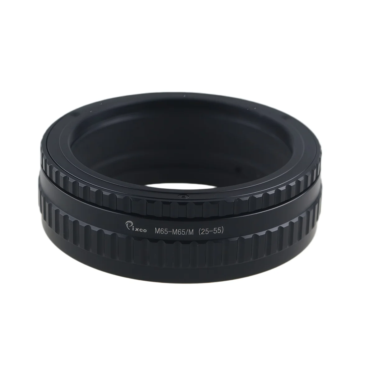 ADPLO 25mm to 55mm M65 to M65 Mount Lens Adjustable Focusing Helicoid Macro Tube Adapter