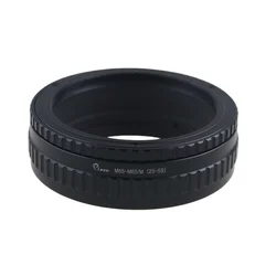 ADPLO 25mm to 55mm M65 to M65 Mount Lens Adjustable Focusing Helicoid Macro Tube Adapter