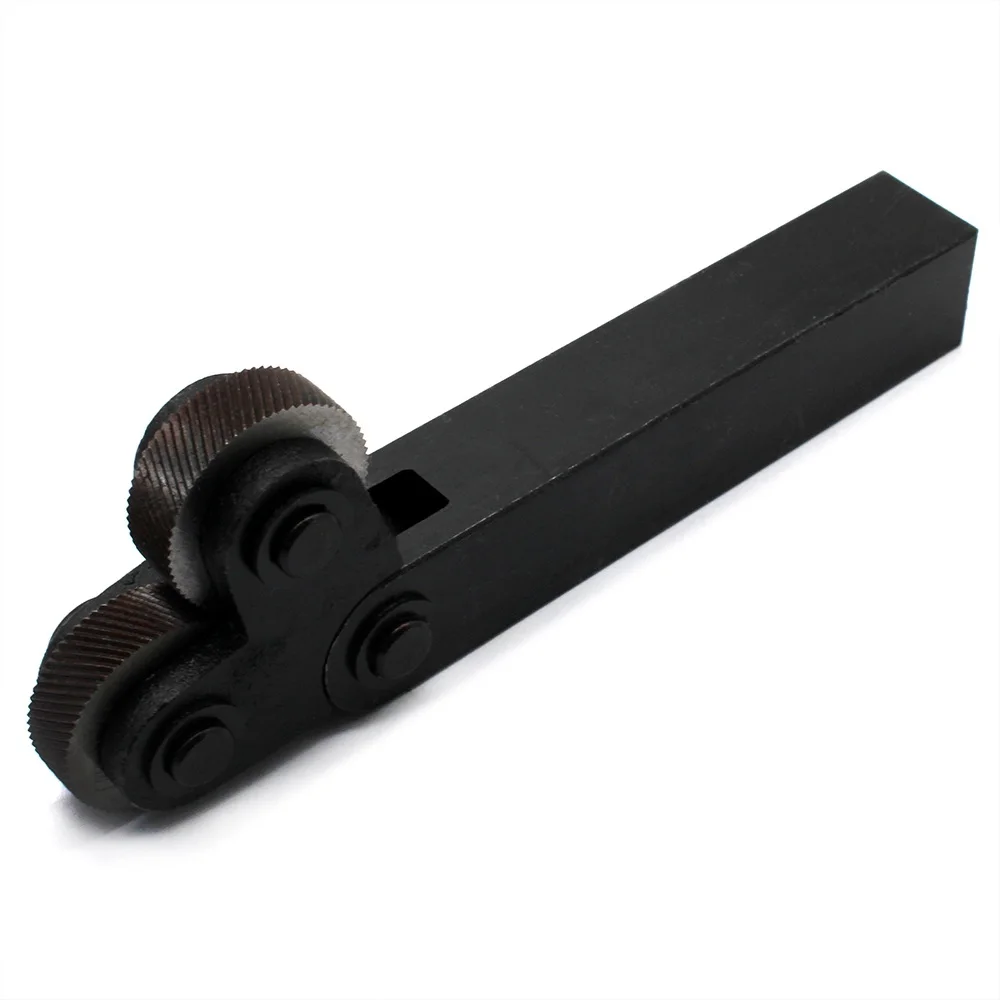 A92P Steel Lathe Cutter Tool Holder Hob Knurling Knife +Knurling Wheel HSS Inner Hole Embossing Wheel