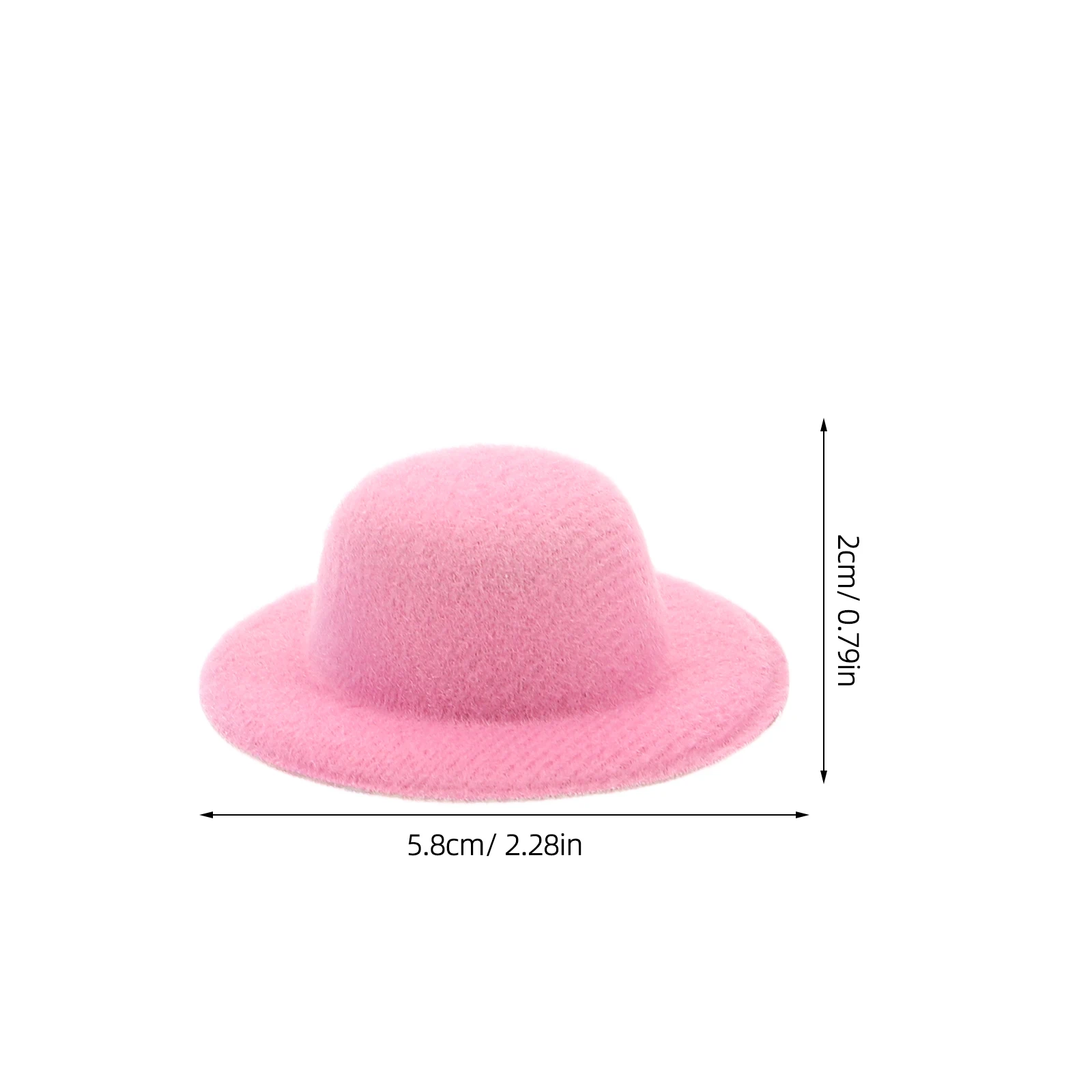 12Pcs Tiny Colorful Miniature Formal Dress Hats Mini Top Hats for Crafts Holiday Party DIY Decorations Snowman Top Hat