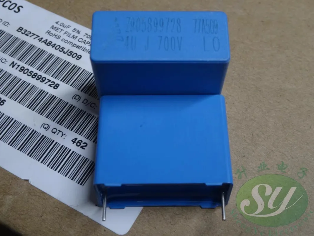 EPCOS 4.0uF/700v 4u0 4uf 405 New 28MM film capacitor B32774A8405J509