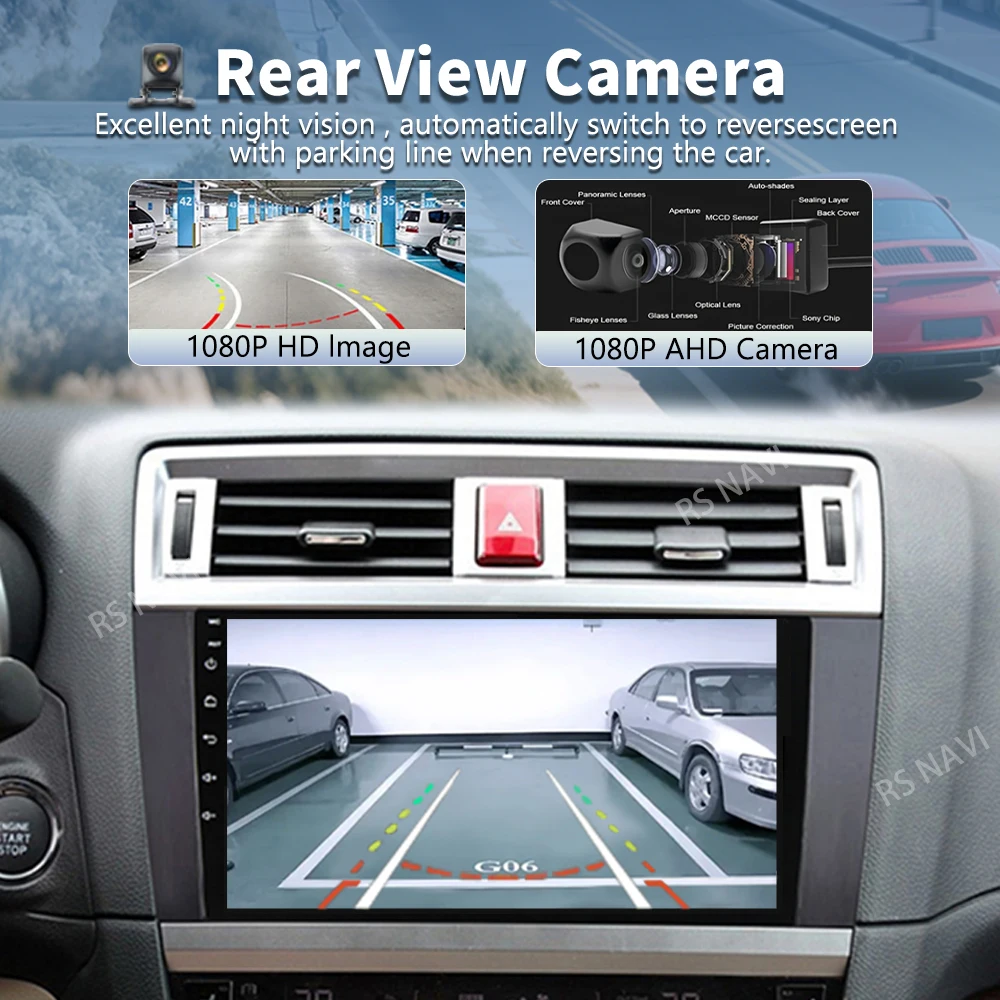 Android 16 For Subaru Outback 5 2014 - 2018 Legacy 6 2014 - 2017 2K QLED Stereo Car Radio Multimedia Video Player GPS 4G CarPlay