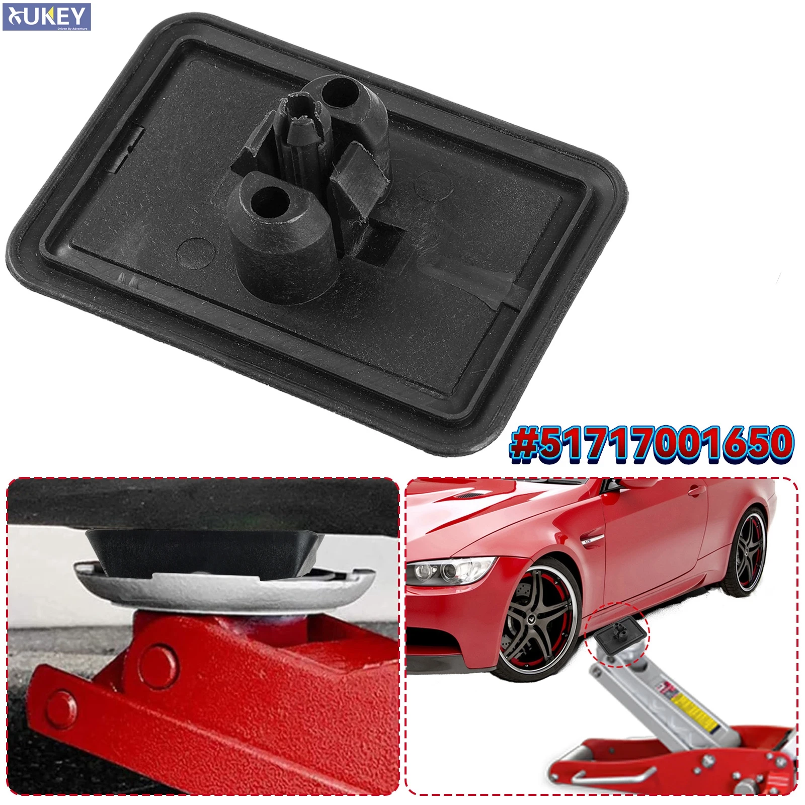 Car Under Jack Point Jacking Support Pad Cover Plug Block for BMW 5series E39 7series E38 X5 E53 51717001650 51718204244