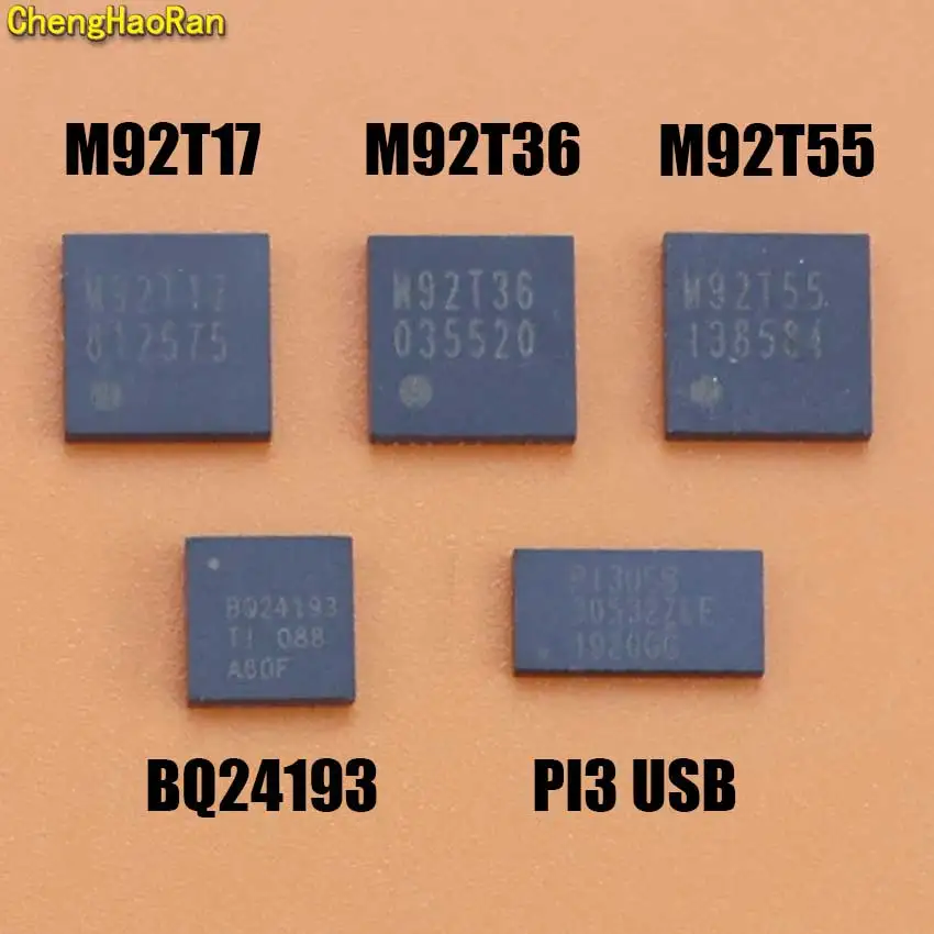 

ChengHaoRan 1pcs M92T36 P13USB BQ24193 M92T17 IC Chip For Switch NS Oled Console Host Charging Management Chipset