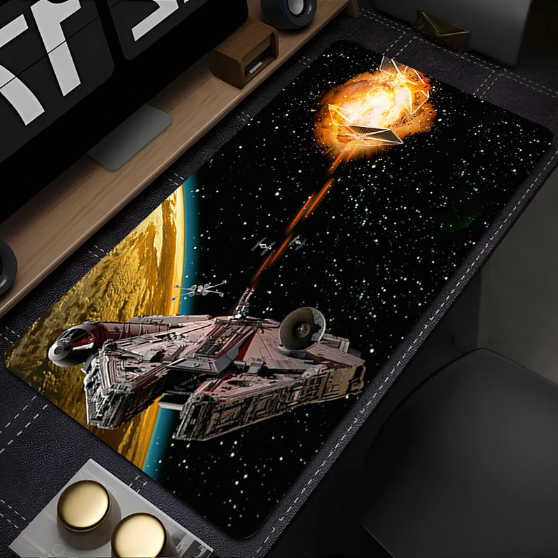 

Mousepad Rubber Mouse Pad Gaming S-star W-wars S-spacecraft Accessories PC Gamer Cabinet Carpets Office Desk Mat Keyboard Pads