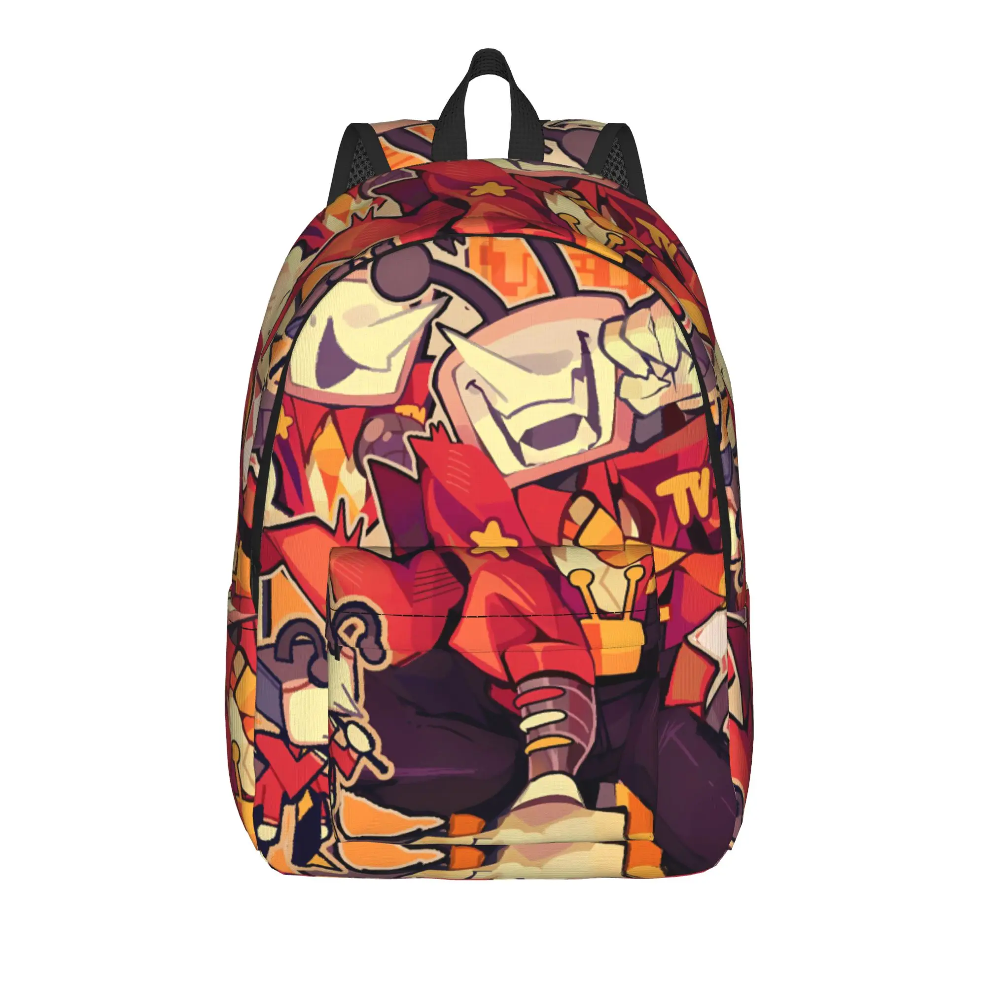 Deltarune 3 Tenna It Is TV Time Backpack  Stylish Backpacks Male Cycling Breathable School Bags High Quality Rucksack