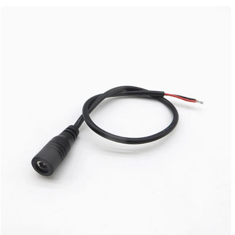 100pcs DIY Universal 4.0x1.7mm 4.0*1.7mm DC Power Adapter Supply Cable 30cm Pure copper 0.3 square high current plug wire
