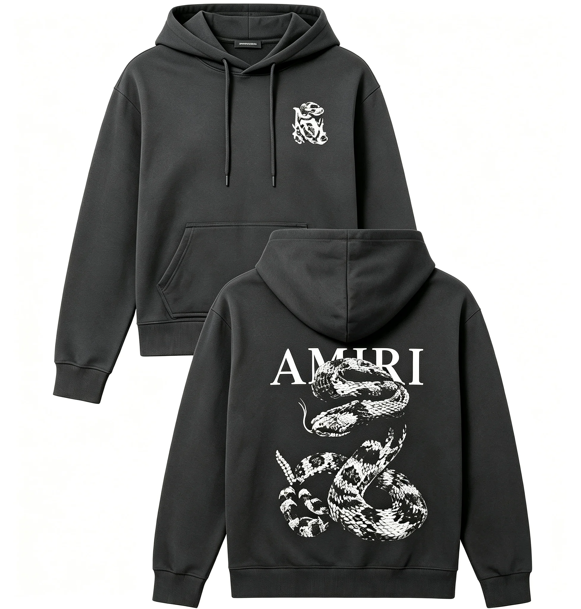 Snake Graphic Loose hoodies Li - огляд і ціна Winter Clothing Wholesale