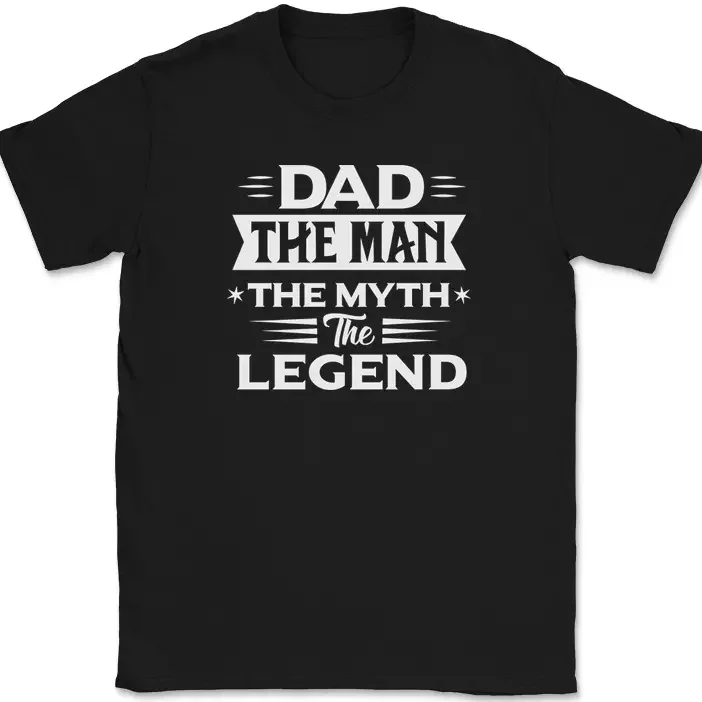 Dad The Man The Myth The Legend Funny Fathers Day Gift Unisex T-Shirt