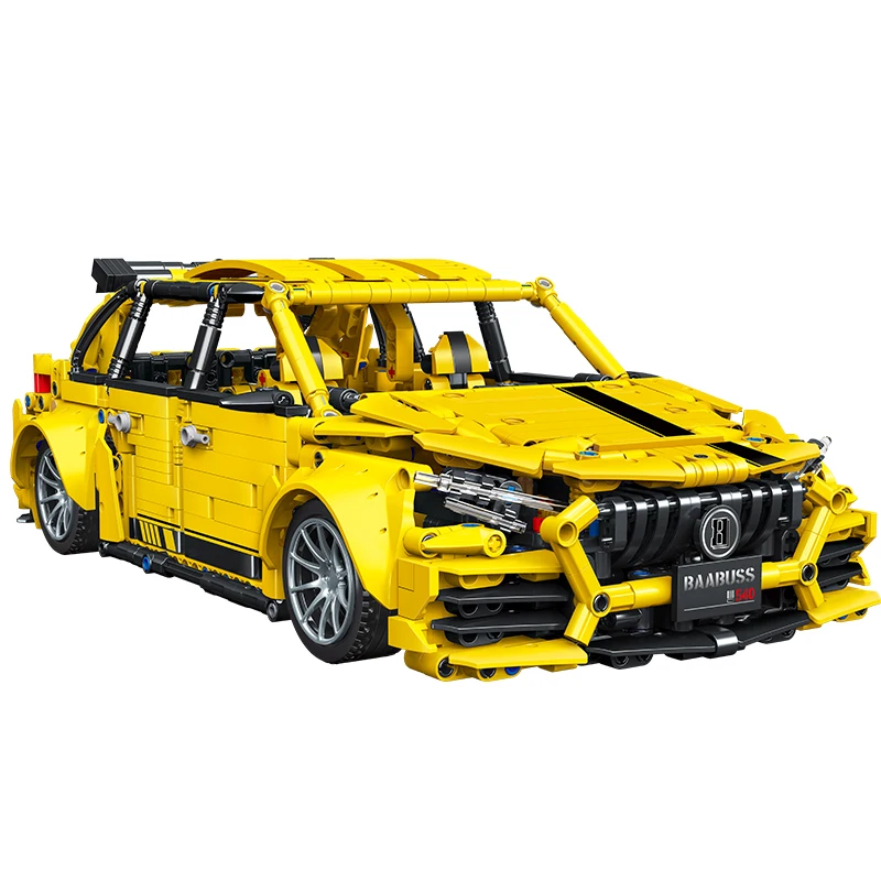 

MOC City High-Tech Super Racing Sports Car Model Building Blocks Mechanical Racer Famous Speed Vehicle Bricks Toys Kids Gift