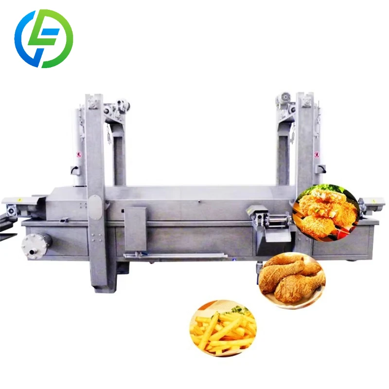 Deposit Hot Selling Commercial Electric Plantain Chips Frying Machine Continues Fryer for Garlic for Commercial Use