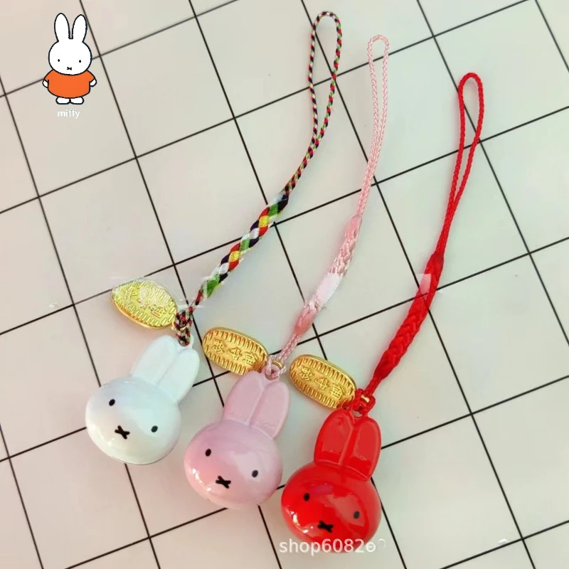 

Miffy Cartoon Bell Creative and Cute Cartoon-style Key, Bag and Mobile Phone Pendant