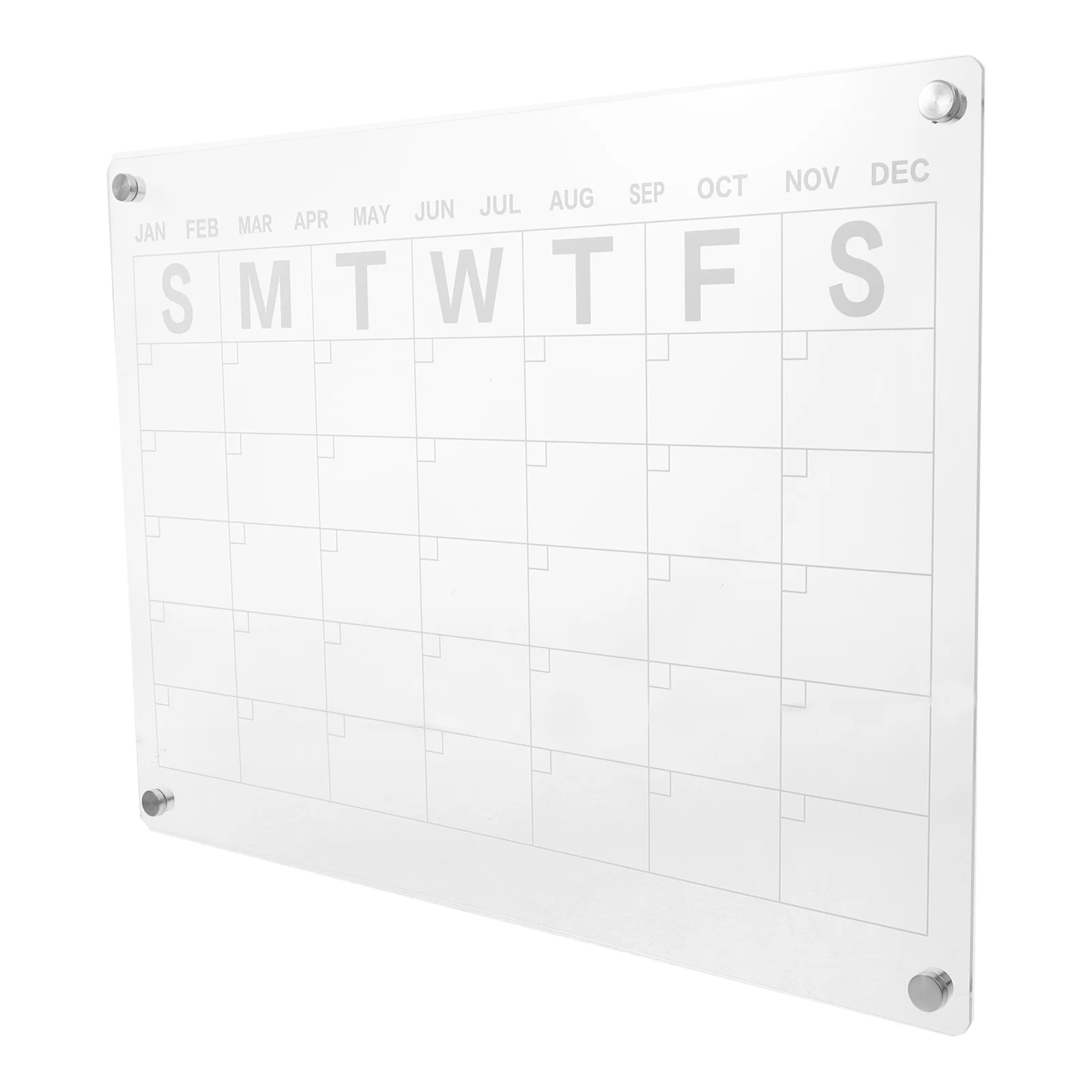 Magnetic Dry Erase For Fridge Weekly Planner Board Acrylic Transparent Schedule Organizer Reusable Memo Message Note Board