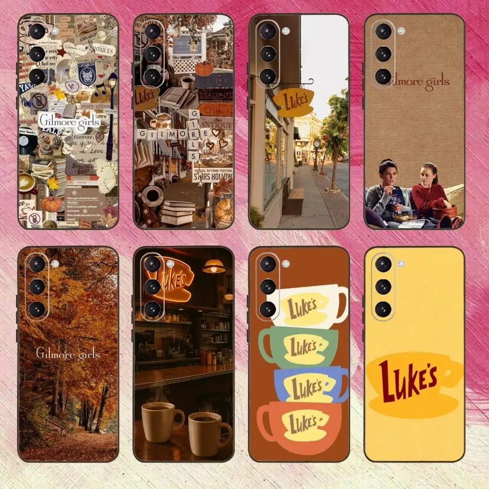 

G-Gilmore Girls aesthetic Phone Case For Samsung Galaxy A73,A72,A71,A70,A53,A52,A51,Others Soft Black Cover