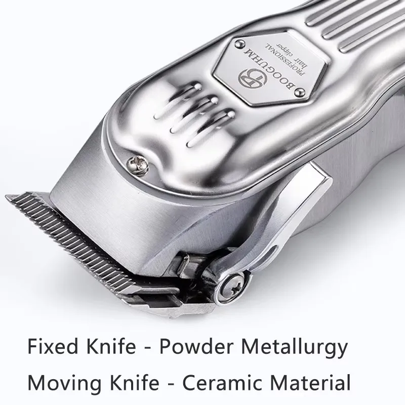 Professionelle elektrische Friseur-Haarschneidemaschine für Herren, kabellos, geschnitzte Haarschneider, wiederaufladbar über USB, Display, Körperschönheit, Haarschneider